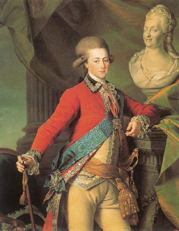 Levitsky, Dmitry Portrait of Alexander Lanskoy, Aide-de-camp to the Empress oil painting picture